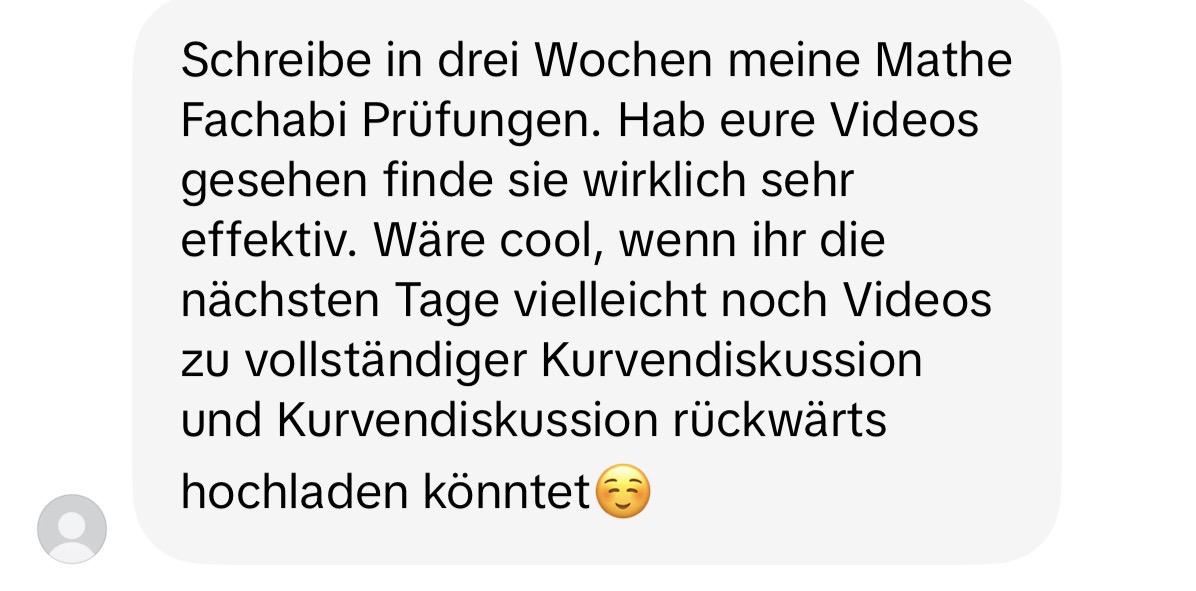 Anonymisierte Rückmeldung über hilfreiche und effektive Mathevideos